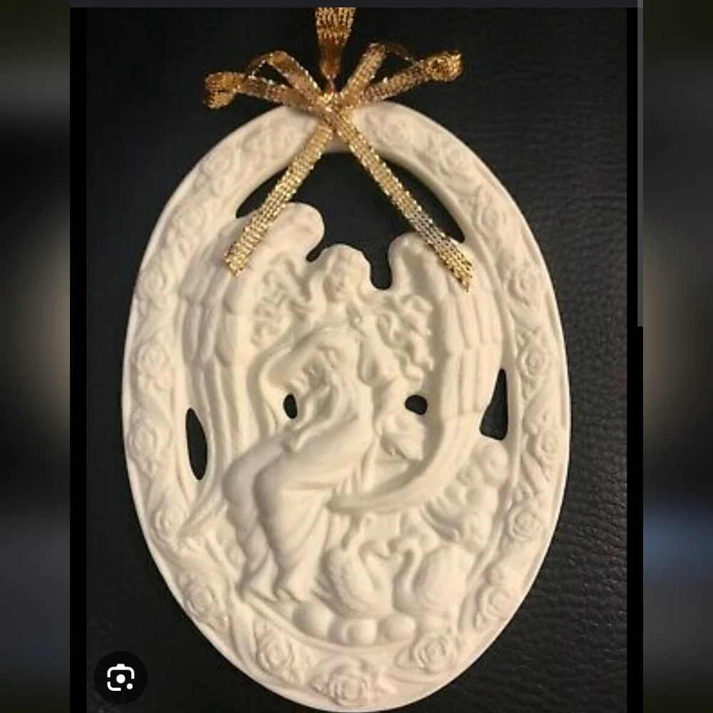 PartyLite 2003 VINTAGE ANGEL‎ OF LOVE ORNAMENT IN BOX